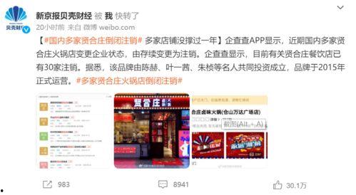 贤合庄最新爆料新闻报道,揭秘餐饮巨头背后的商业秘密与未来布局”