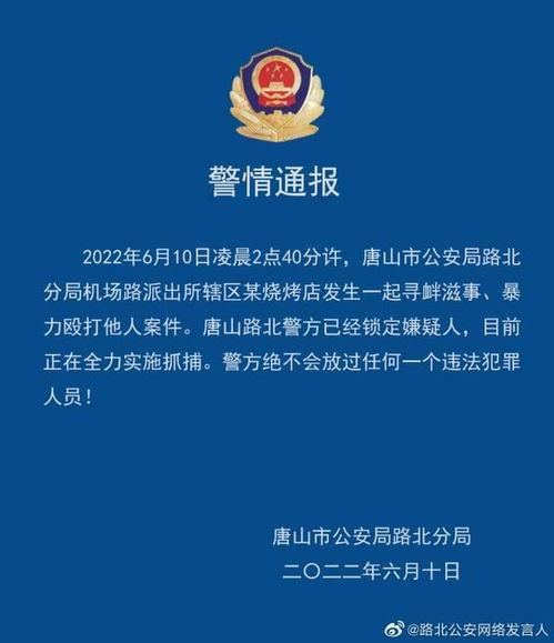 最新唐山爆料案件新闻,真相与争议交织的街头冲突